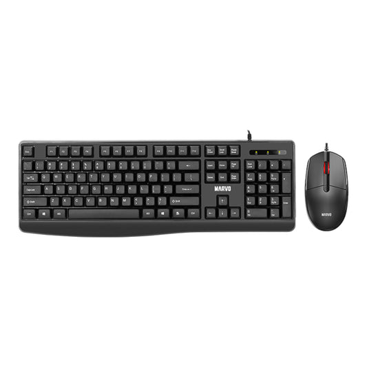 Combo Cableado Marvo 2en1 Mouse y Teclado Cm009 Español