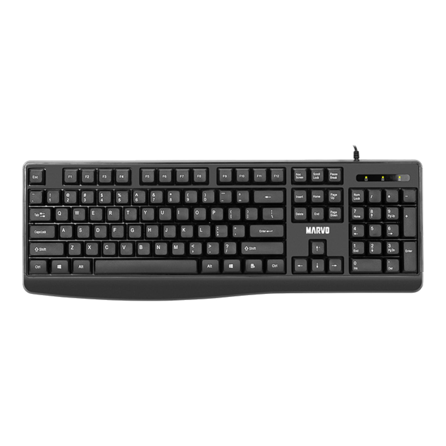 Combo Cableado Marvo 2en1 Mouse y Teclado Cm009 Español