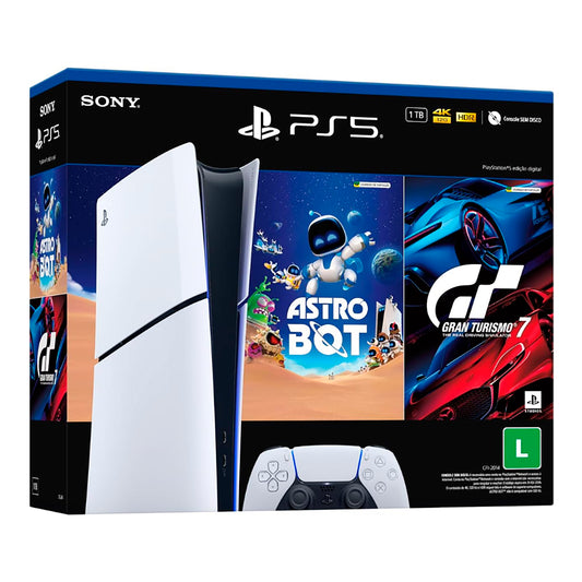 Consola Digital Ps5 Slim 16gb 1tb Astro Bot + Gran Turismo 7