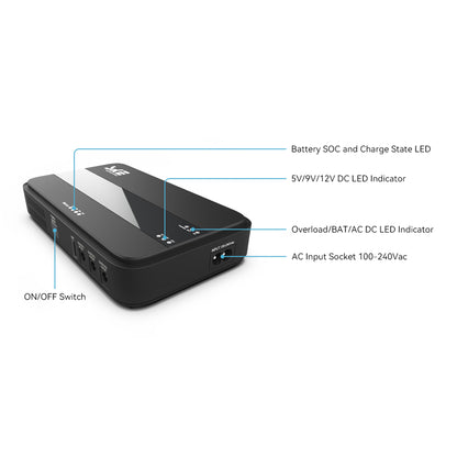 Mini Ups SKE DC10400 Pro Li-ion 10400mAh 38,48Wh