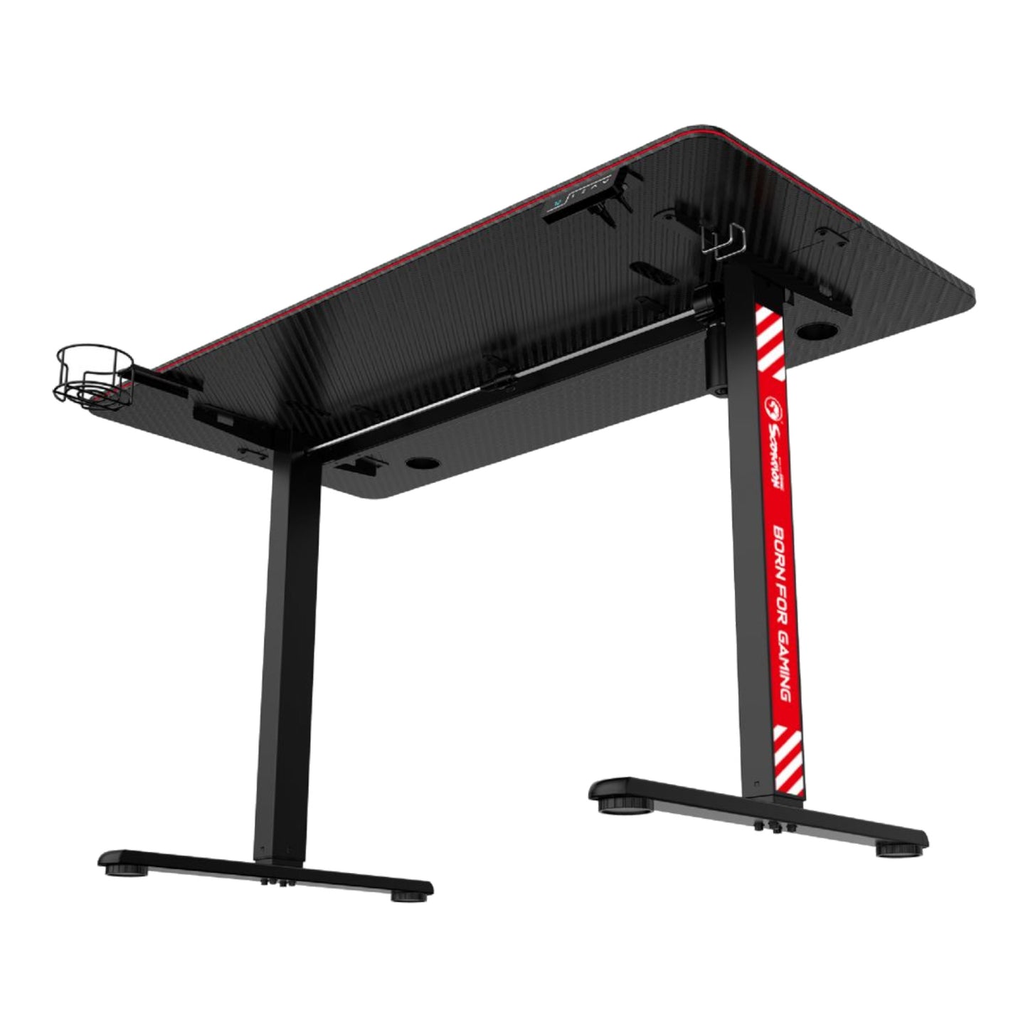 Escritorio Gaming Marvo De-10 Altura Regulable Rgb