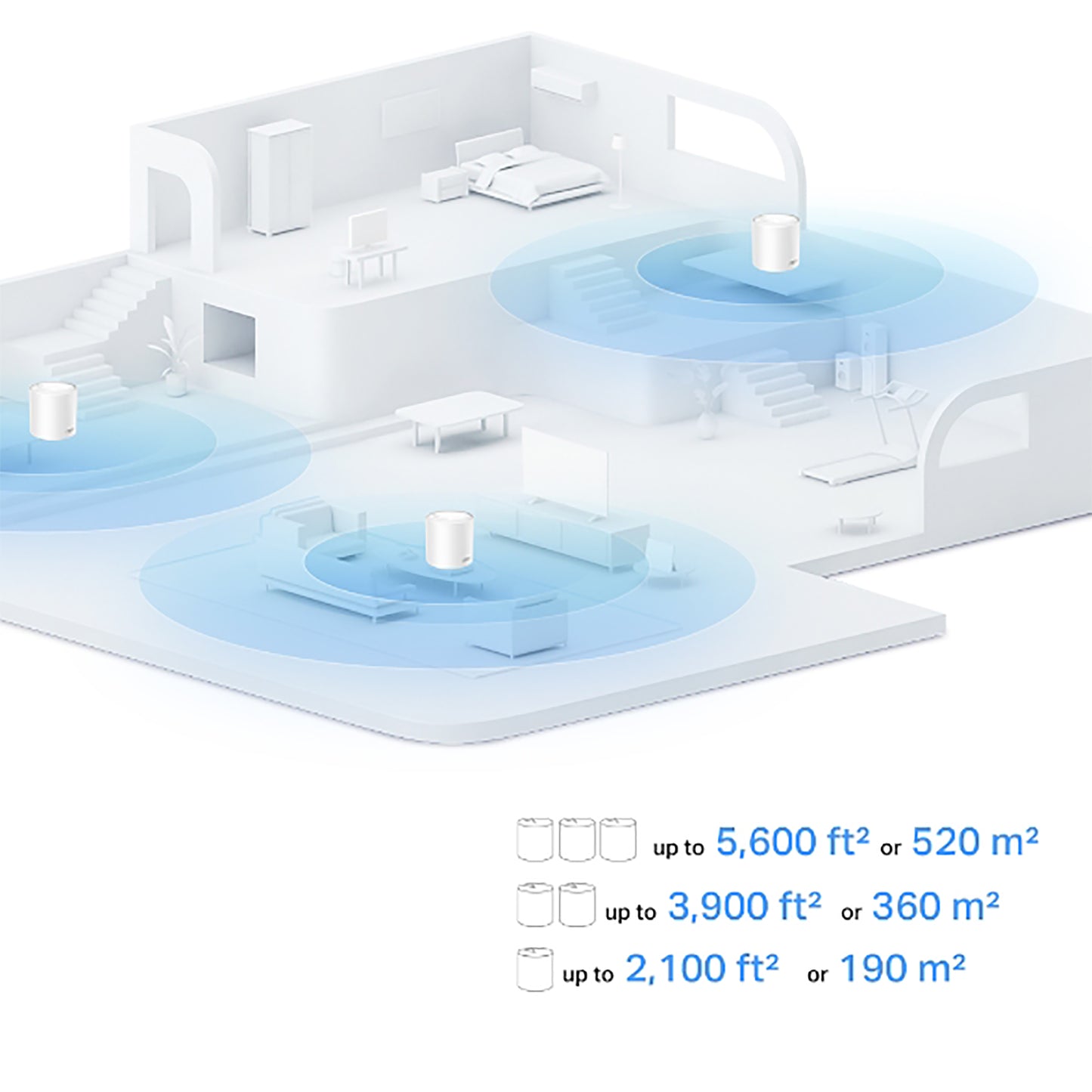 Access Point Tp-Link Deco X10 2,4ghz/5ghz Ax1500 Pack x3