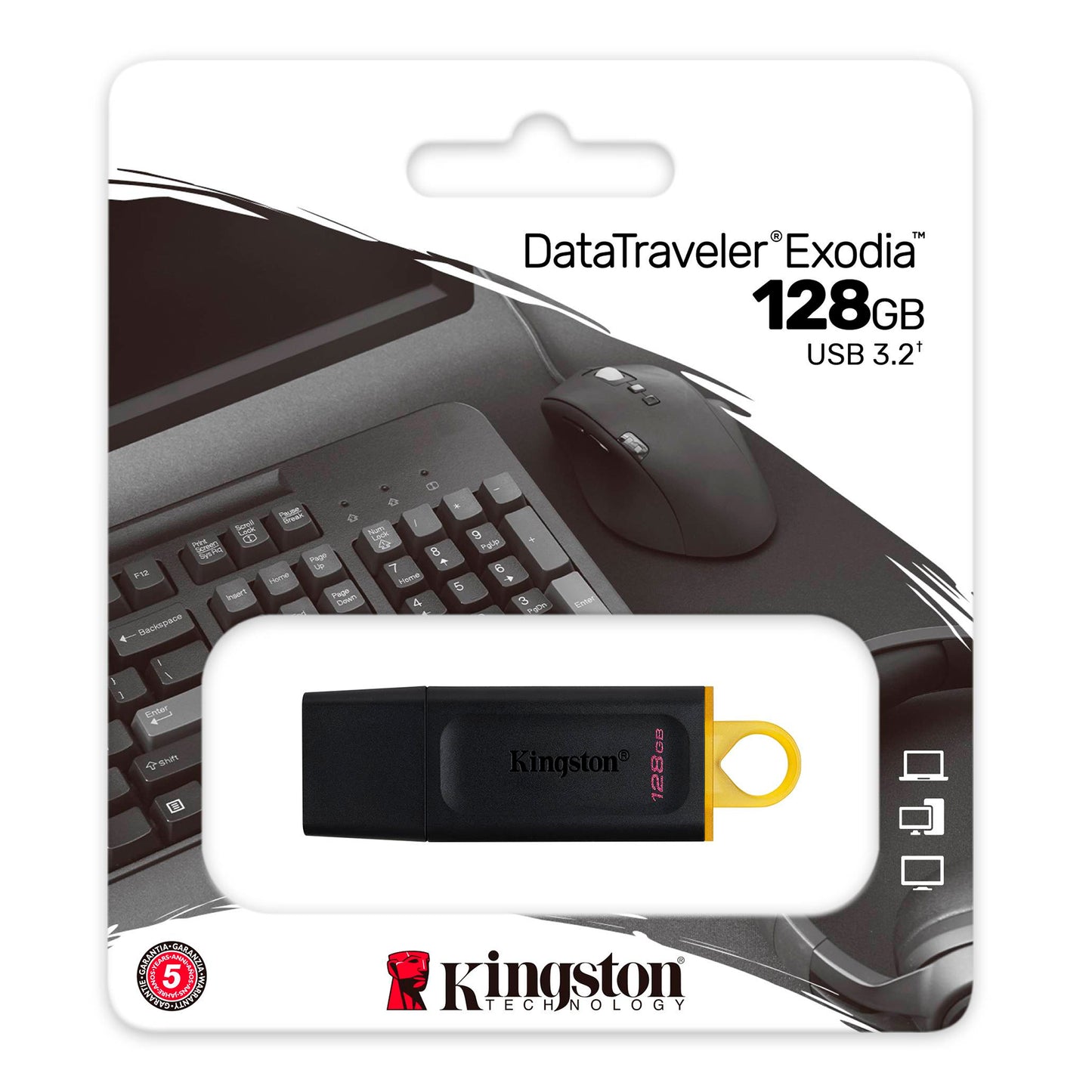 Pendrive Kingston 128gb DataTraveler Exodia USB3.2