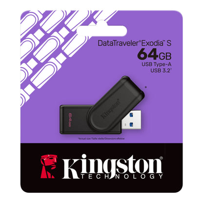 Pendrive Kingston 64gb DataTraveler Exodia S USB3.2