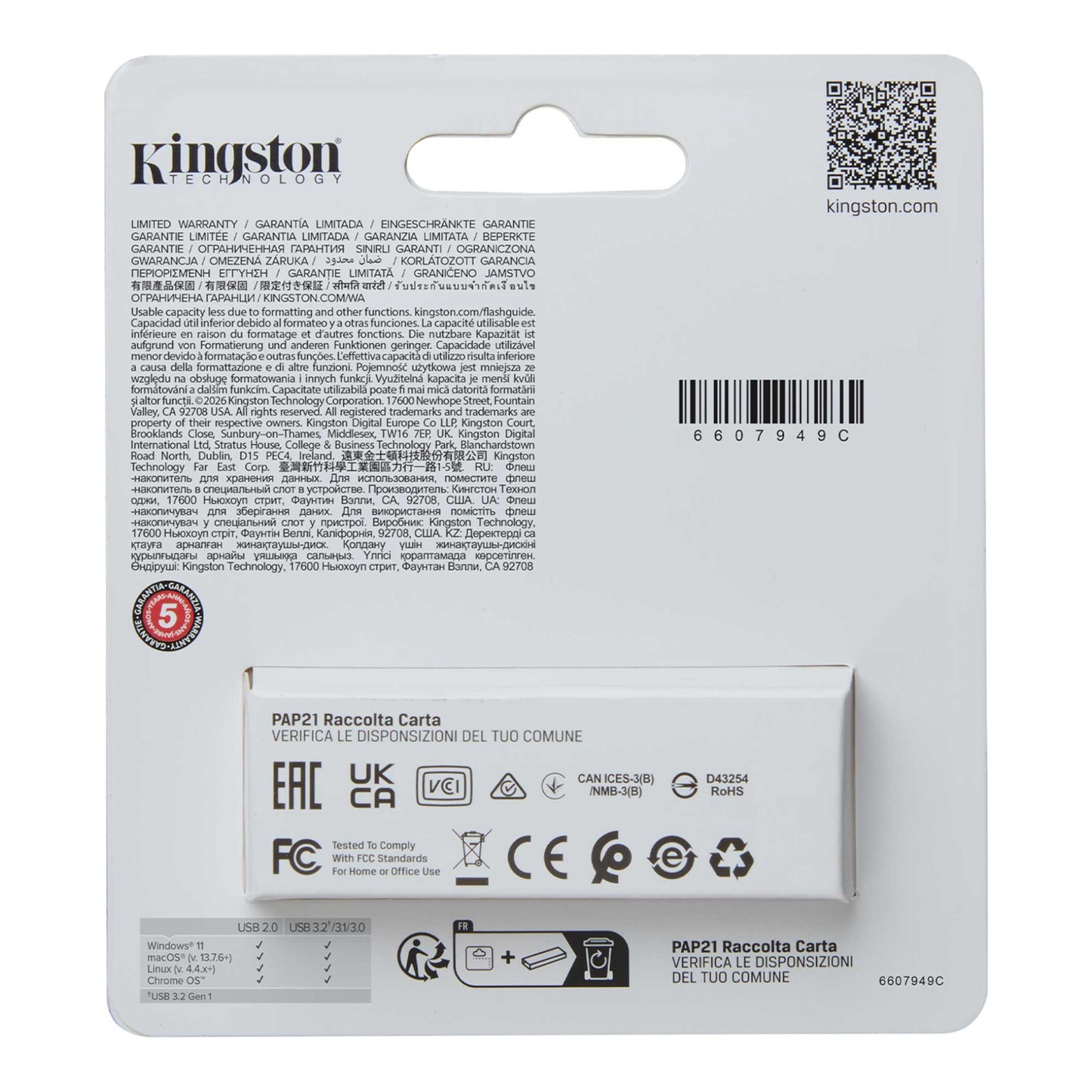 Pendrive Kingston 64gb DataTraveler Exodia S USB3.2