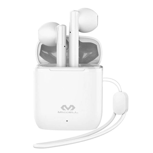 Auriculares MICCELL Inalámbrico BH10 Blanco