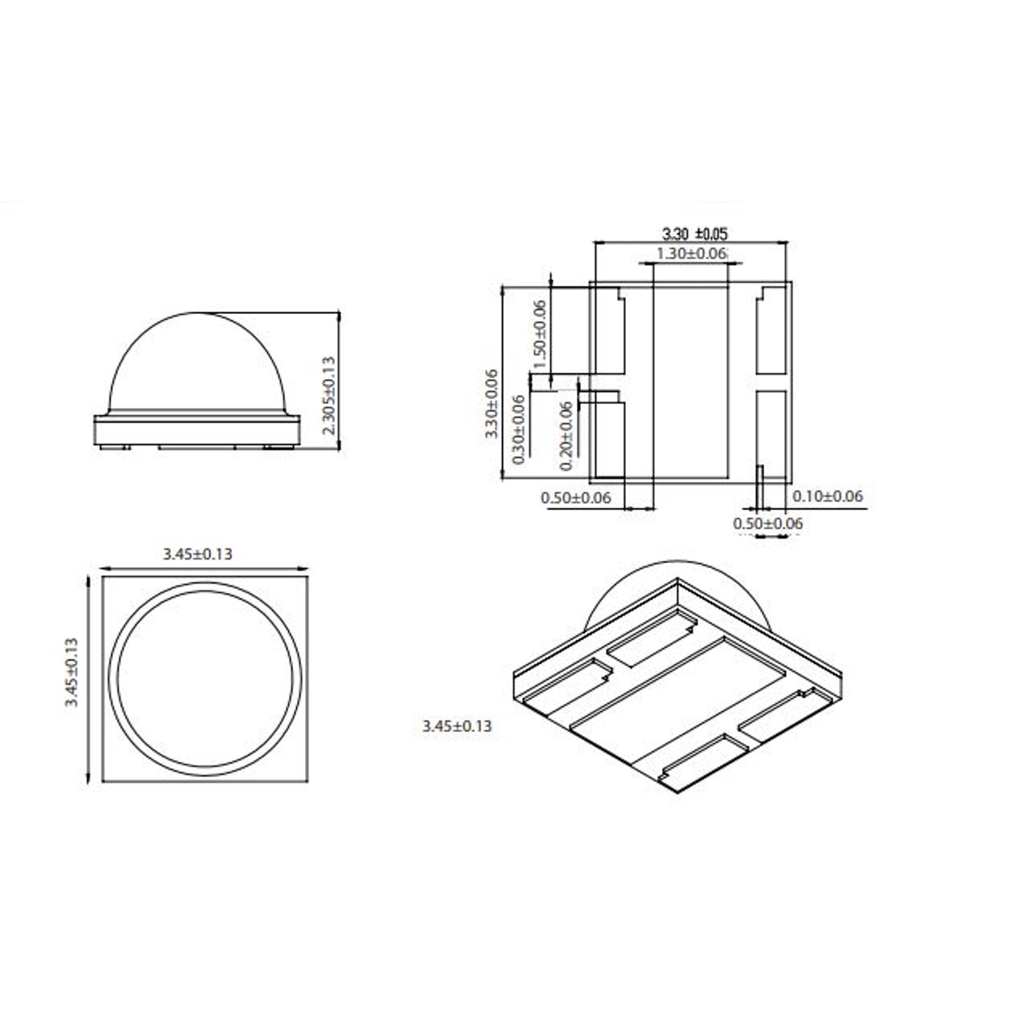 Chip Luz Led Edison Color Verde