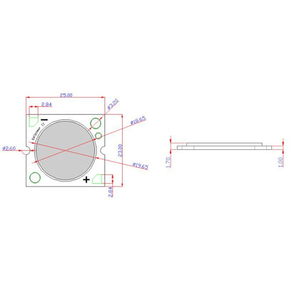 Chip de Led Edison 24W