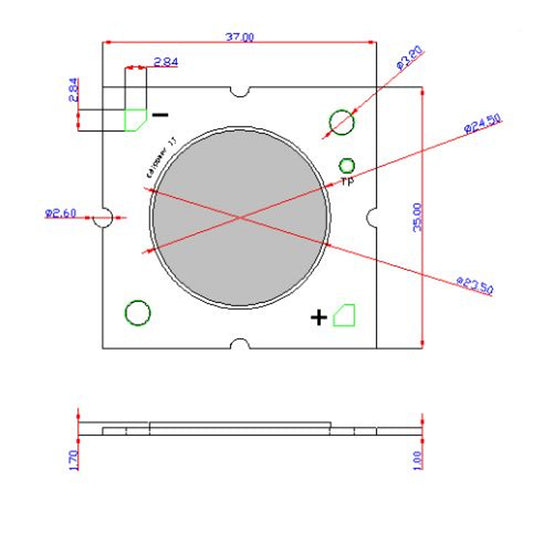 Chip de Led Edison 35W