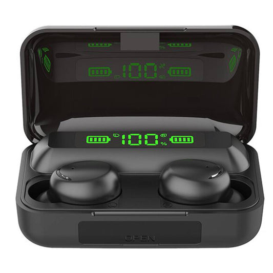 Auricular TWS Inalámbrico Con Power Bank BT BTH-F9-5 Negr