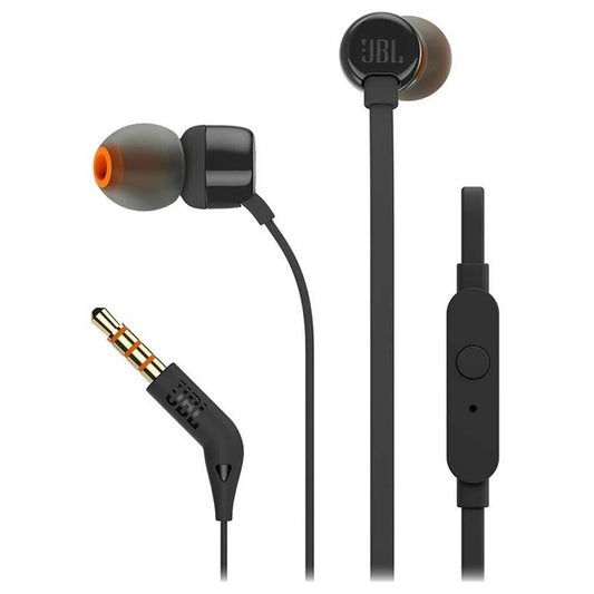 Auricular JBL T110 cableado 3.5mm Negro