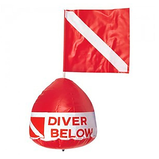 Boya Inflable Vinilo Buceo Con Bandera Aropec