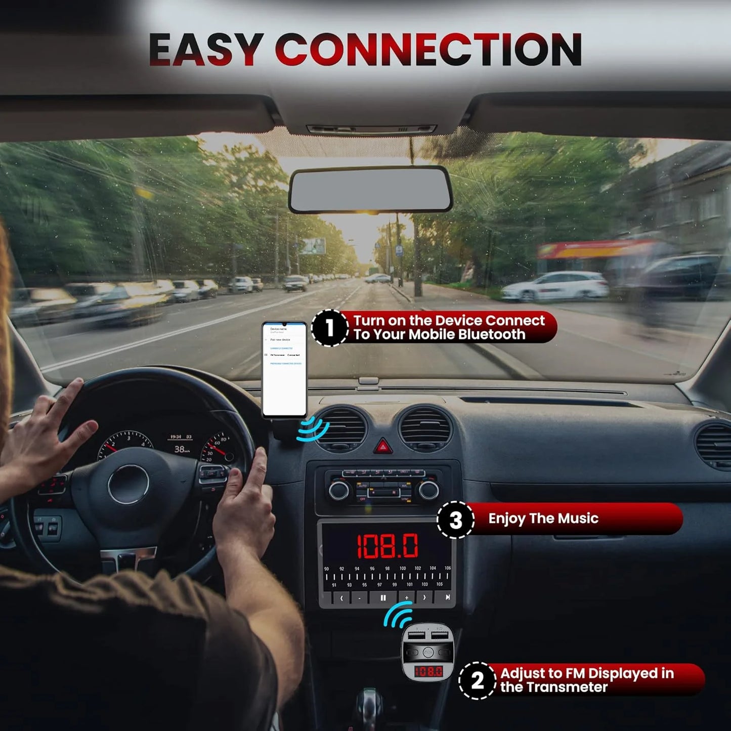 Transmisor FM CAR MP3 MICCELL T60