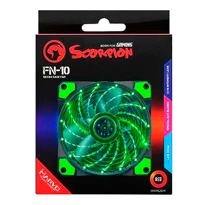 Fan Cooler Ventilador Marvo Gamer Gabinete 12 Cm