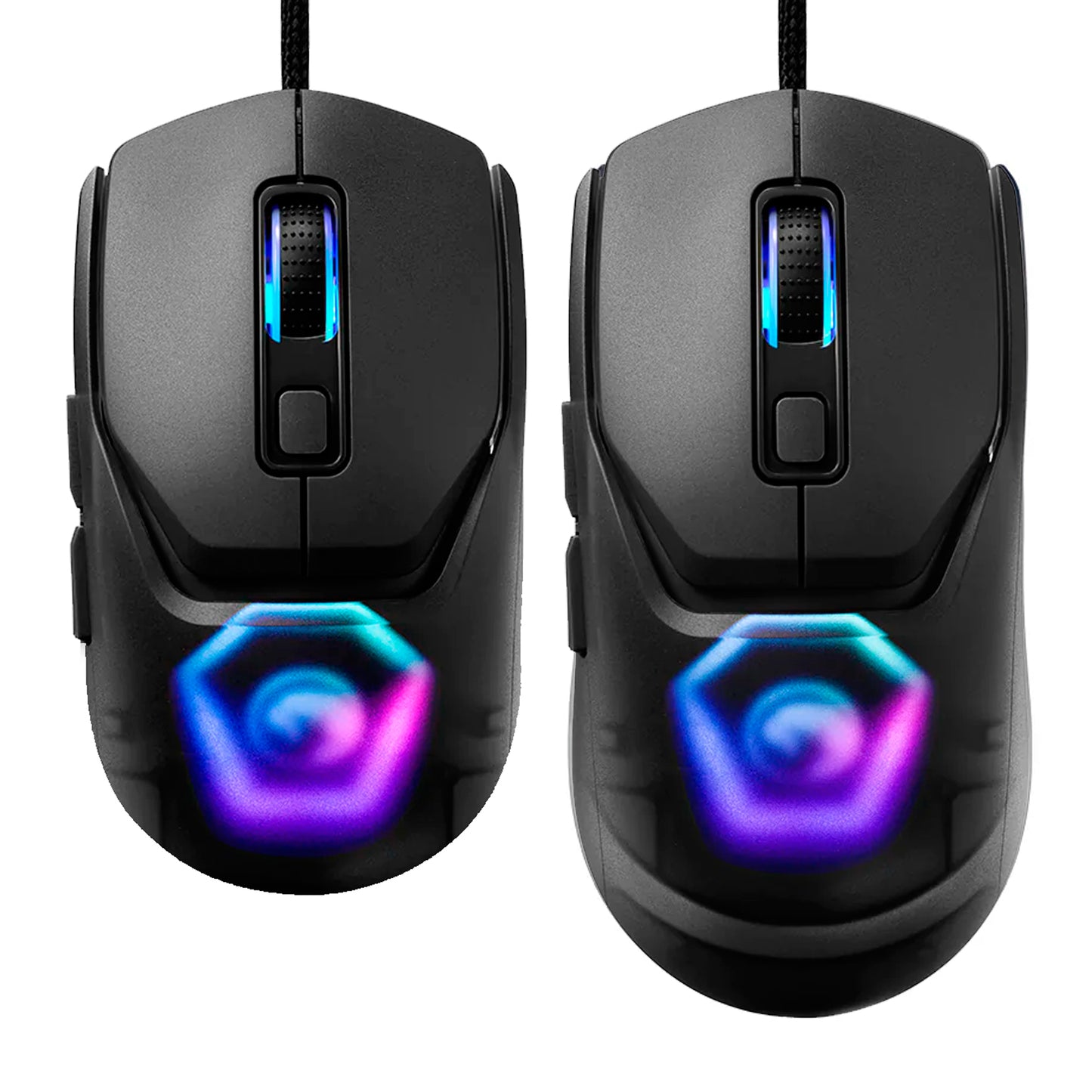 Mouse Gamer Marvo 12000dpi RGB Puños Intercambiables
