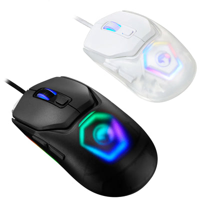 Mouse Gamer Marvo 12000dpi RGB Puños Intercambiables