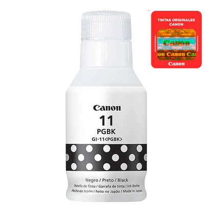 Botella De Tinta Canon Negro GI-11 PGBK 135ml
