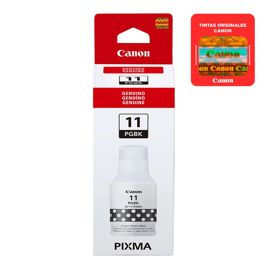 Botella De Tinta Canon Negro GI-11 PGBK 135ml