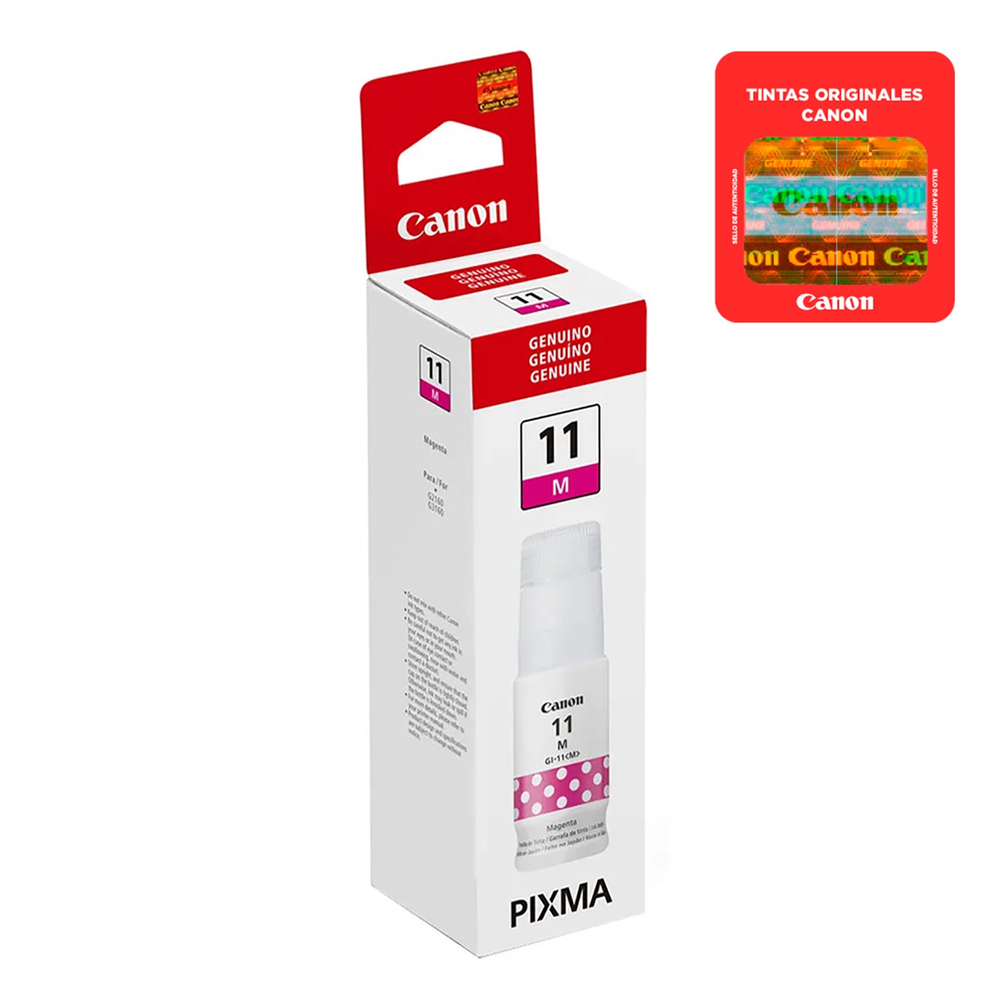 Botella De Tinta Canon Magenta GI-11 M 70ml