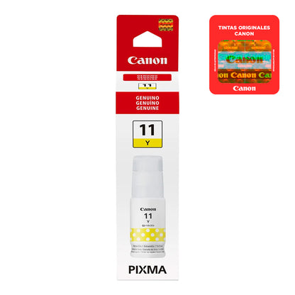 Botella De Tinta Canon Amarillo GI-11 Y 70ml