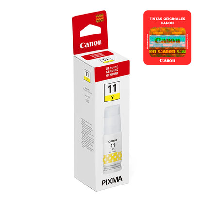 Botella De Tinta Canon Amarillo GI-11 Y 70ml