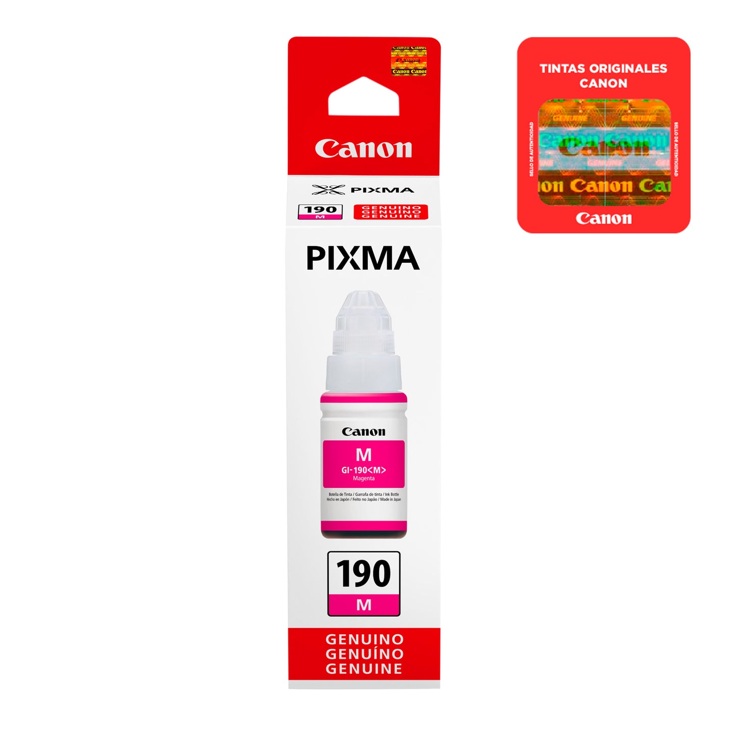 Botella De Tinta Canon Magenta GI-190 M 70ml