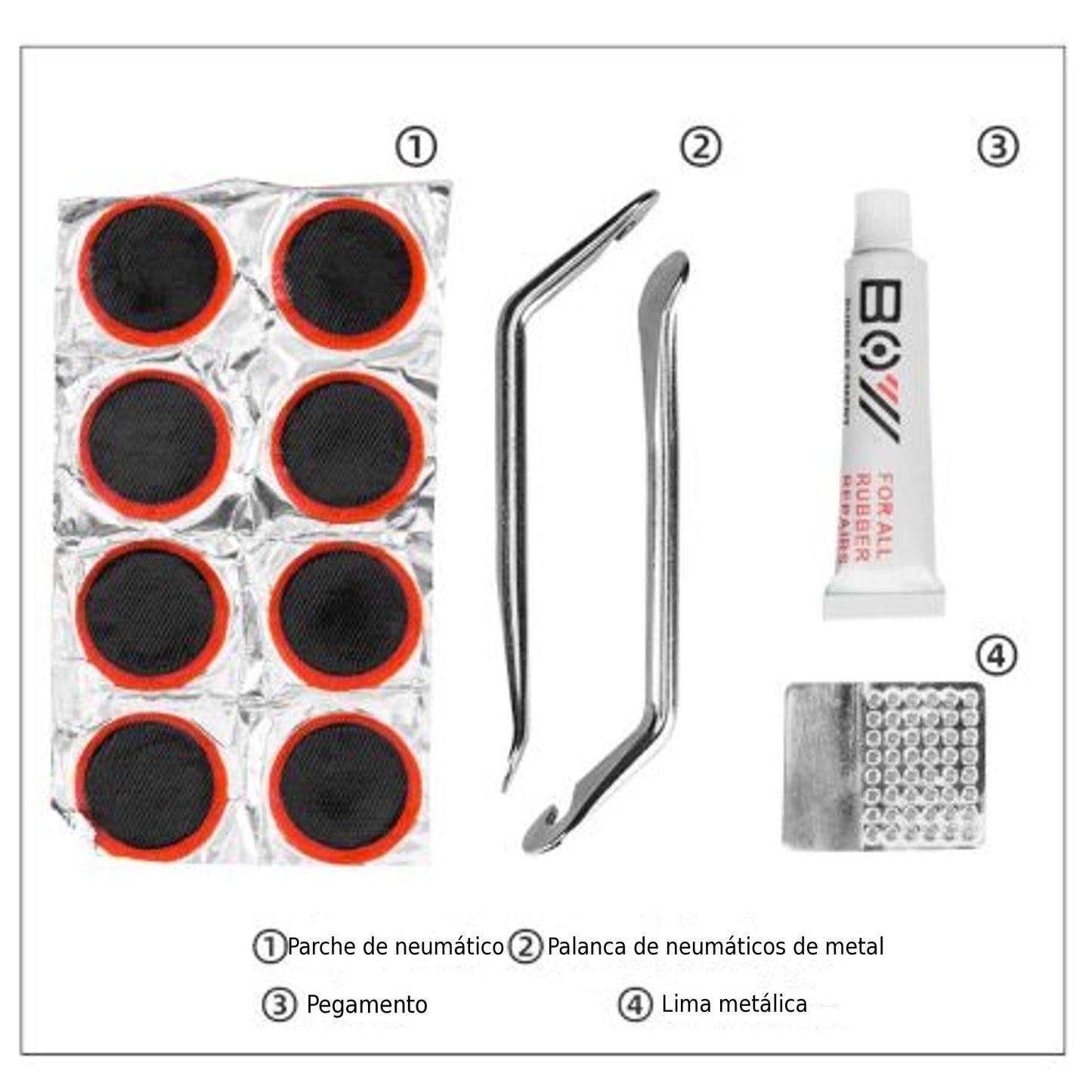 Kit De Reparación De Pinchazos Rockbros