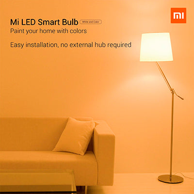 Lámpara Led Xiaomi Blanco Y Color Ajustable Wifi 9w 950lm