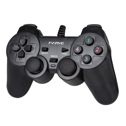 Gamepad Pc Marvo Ergonómico Analógico Vibración
