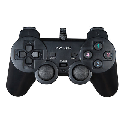 Gamepad Pc Marvo Ergonómico Analógico Vibración