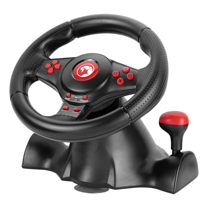 Volante Gaming Marvo Multiplataforma 180º Vibración