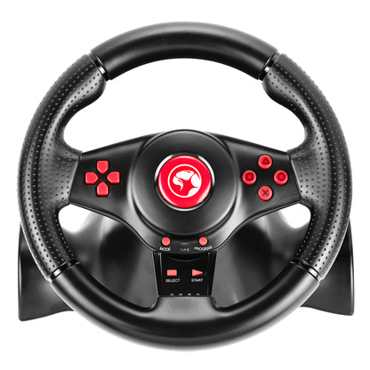 Volante Gaming Marvo Multiplataforma 180º Vibración