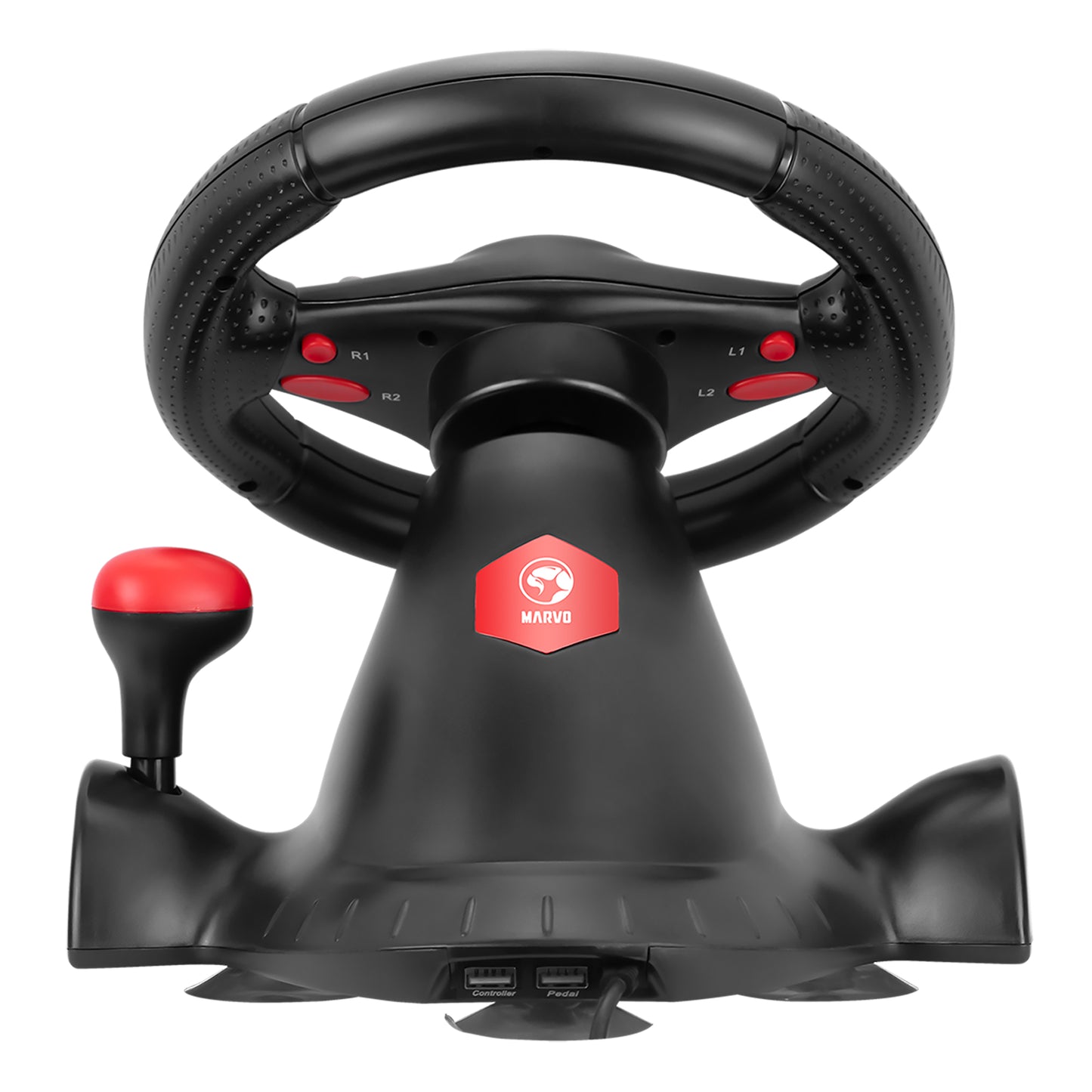 Volante Gaming Marvo Multiplataforma 180º Vibración