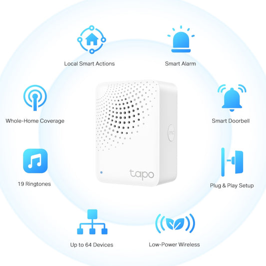 Hub Inteligente Alarma Tp-Link Tapo H100 64 Dispositivos