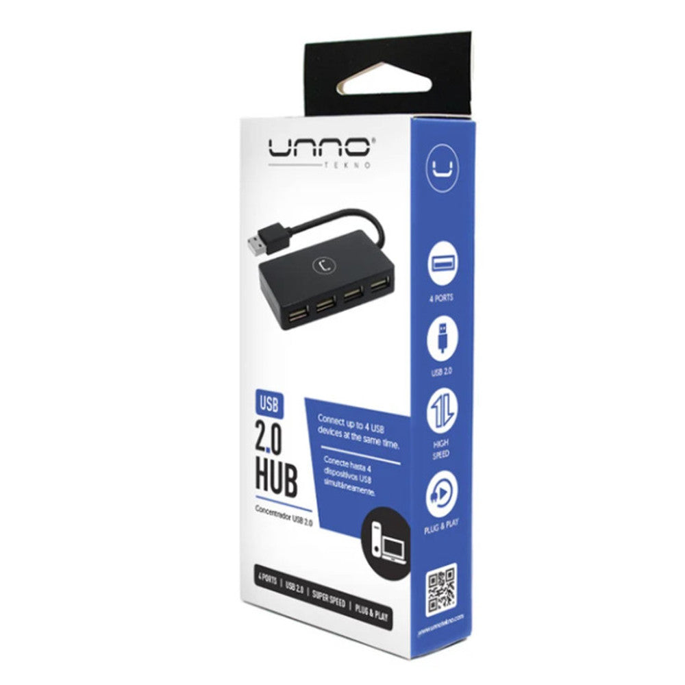 Hub Usb 4 puertos Unno