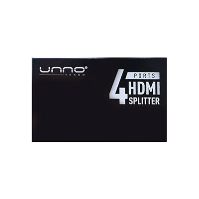 Splitter Unno 4 Puertos Hdmi 4k x 2k 30hz 3d Compatible
