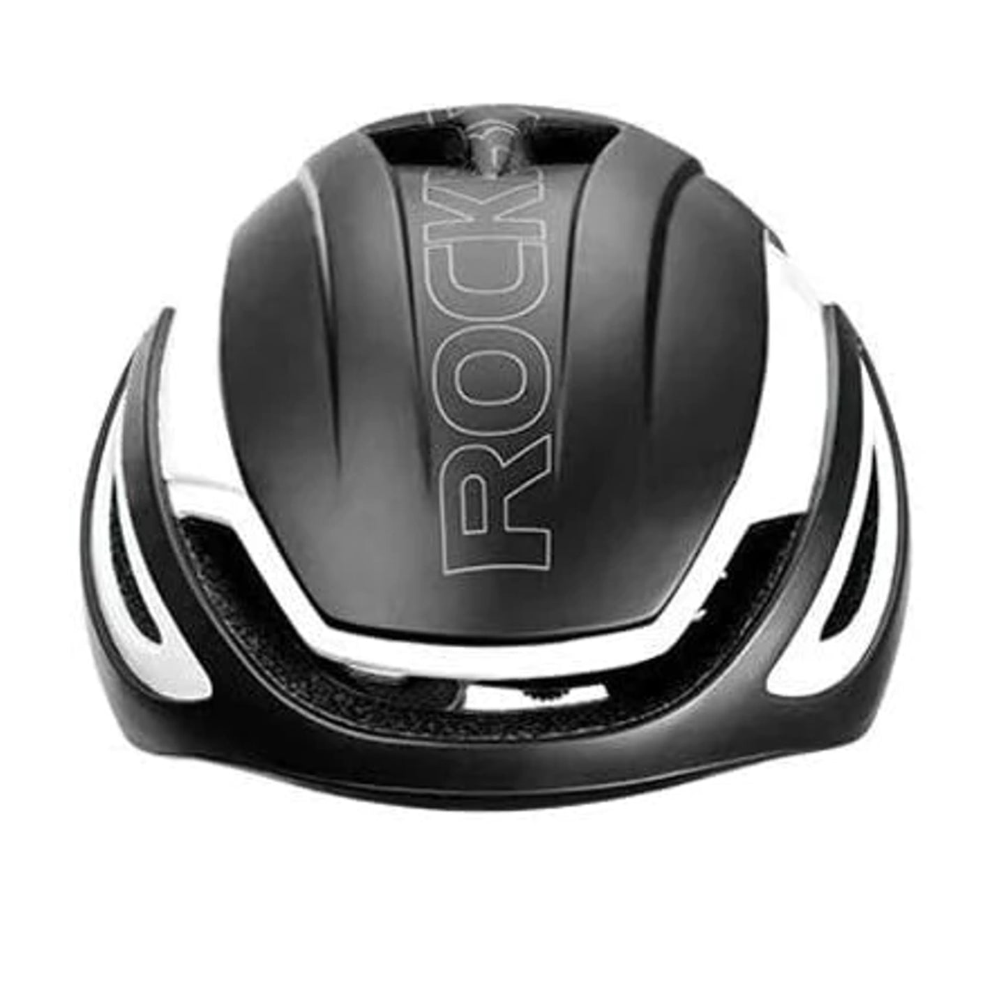 Casco Ultraliviano Rockbros Color Negro Y Blanco Talle M