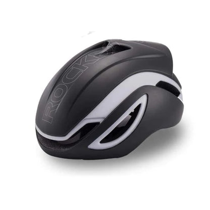 Casco Ultraliviano Rockbros Color Negro Y Blanco Talle M