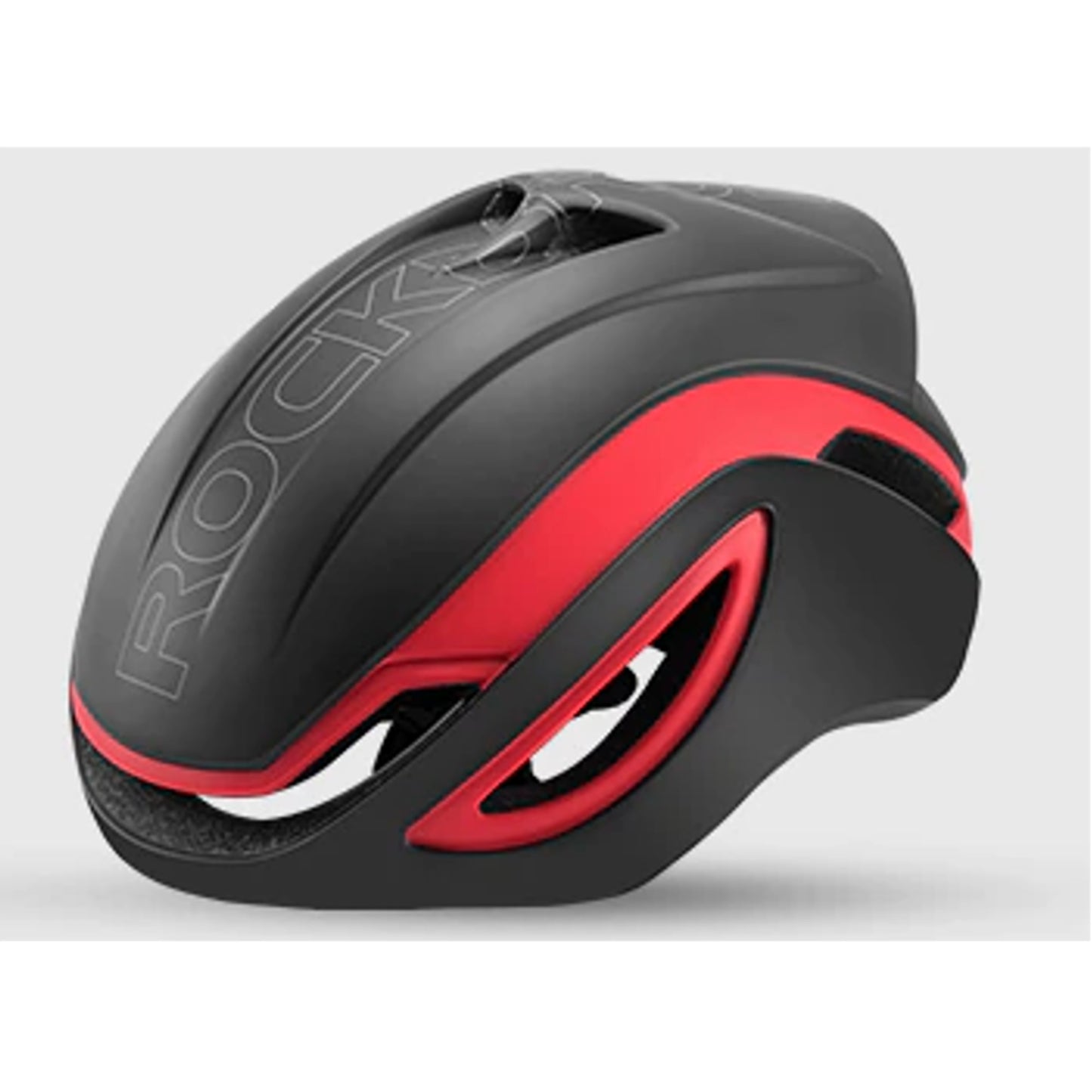 Casco Ultraliviano Rockbros Color Negro Y Rojo Talle M