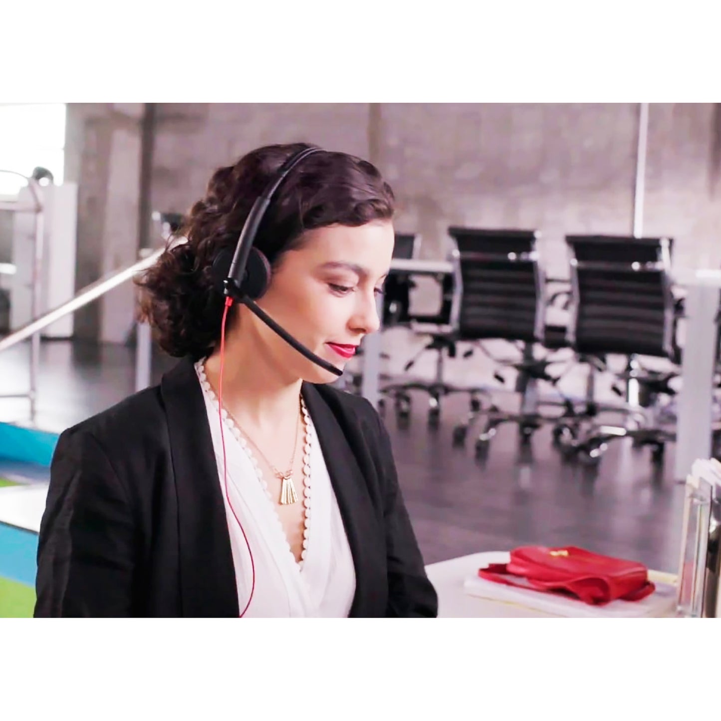 Auriculares Cableados USB A 3,5mm HP Blackwire 3215 28mm