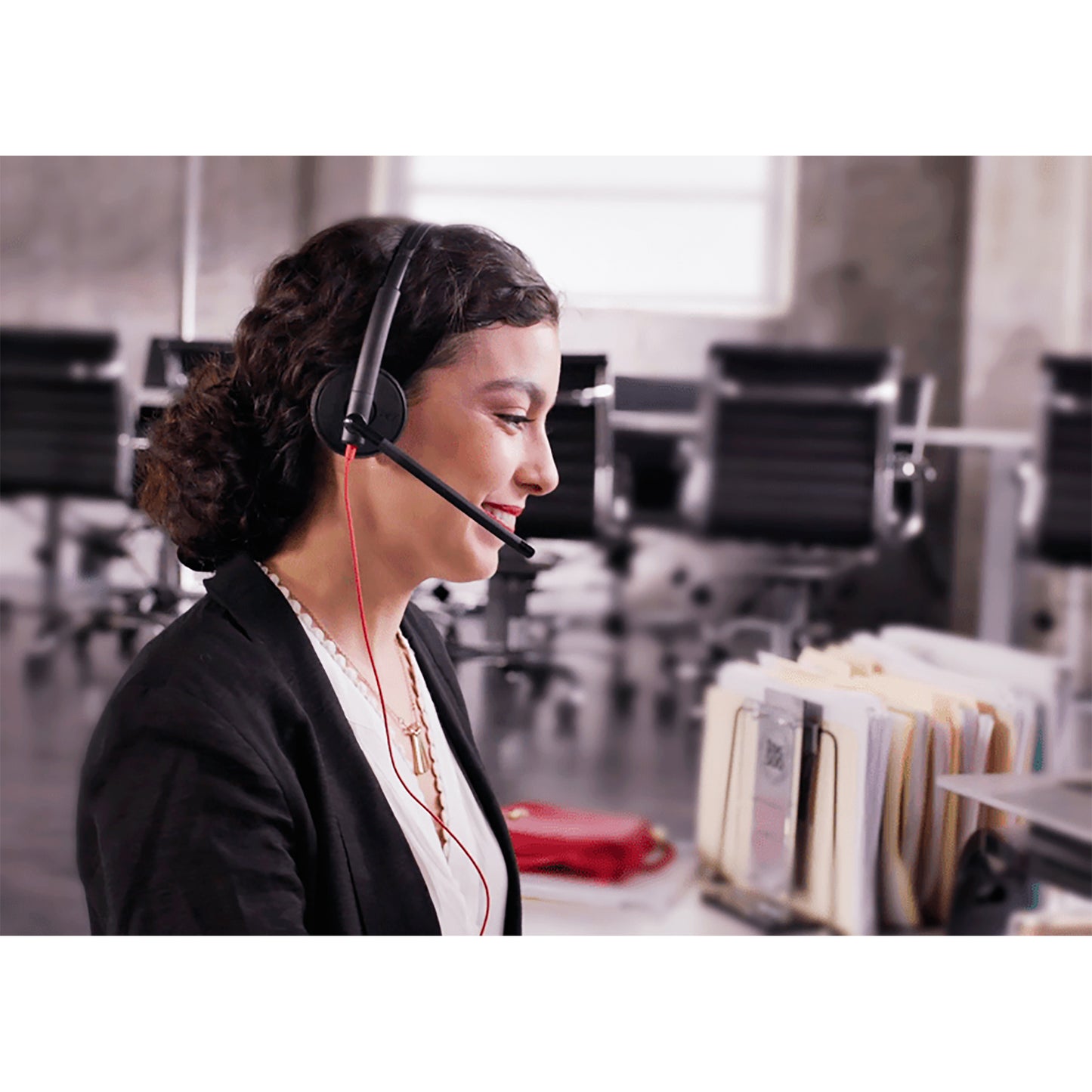 Auriculares Cableados USB A 3,5mm HP Blackwire 3215 28mm