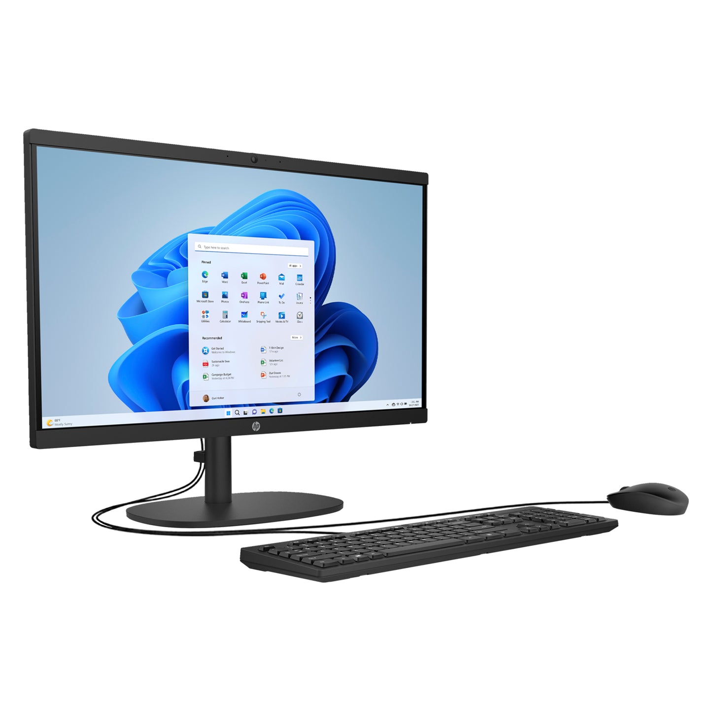 Equipo All In One HP 21,45'' N200 8gb 512gb Win11