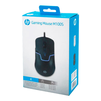 Mouse Gaming Hp M100s 3200dpi Con Iluminación Negro