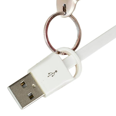 Cable Plano Usb a Lightning con Llavero