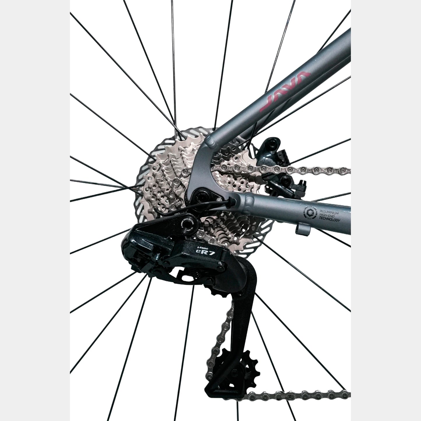 Bicicleta De Ruta Cambios Electrónicos Java Gravel Idra 24V Talle 540mm