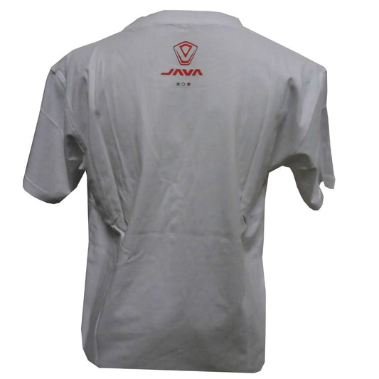 Remera Unisex Java Ajuste Confortable Blanco