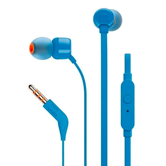Auriculares Cableados 3,5mm Jbl Tune 110 9mm