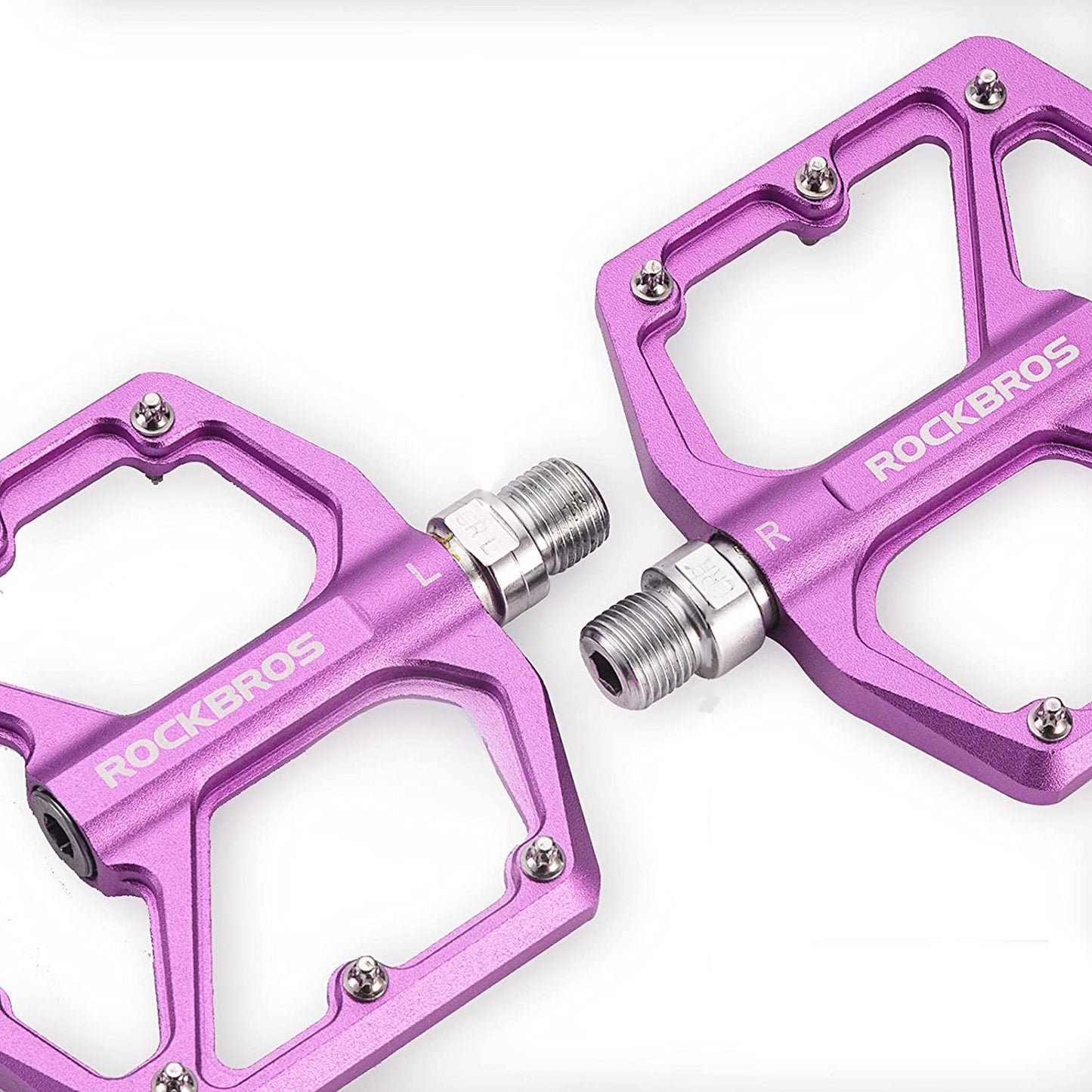 Pedales Para Bicicleta Rockbros Aluminio Antideslizantes