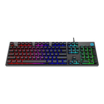 Teclado Gaming Usb Hp K500f Mecánico Retroiluminado