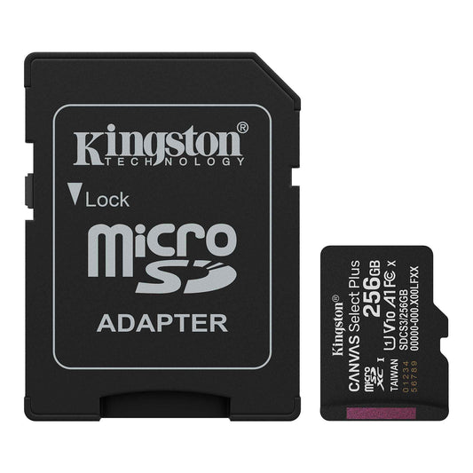 Memoria Micro Sd Kingston Sdcs3/256gb 150mb/s